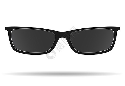 黑色框架的太阳镜 在白色背景上被孤立空白手绘库存大灯配饰鼻眼镜眼睛玻璃插图塑料图片