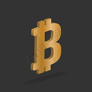 字母 B 比特币的象征 数字货币符号 3D il银行矿业插图库存字体市场体积交换金融电子图片