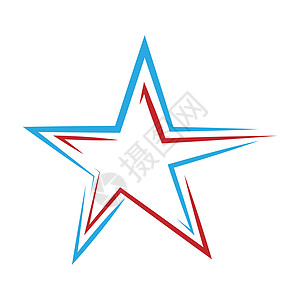 徽标 贴标签或徽标的恒星模板空白商业品牌社会空气英雄反射公司标准推广图片