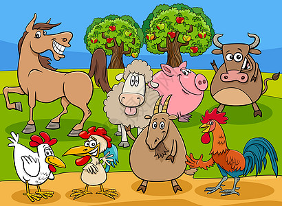 喜乐农场动物卡通人物组图片