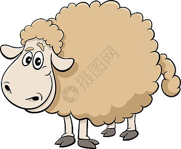 饲养养羊的卡通牧羊动物品图片