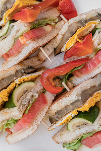 蔬菜三明治植物三明治黄瓜饮食面包早餐美食午餐乡村盘子洋葱营养图片
