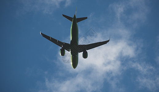 天空中的飞机太阳航空公司运输假期航班商业飞机场航空乘客旅游图片