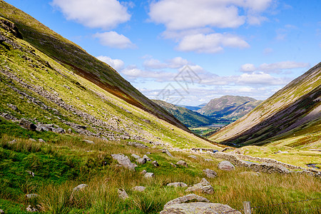 对英格兰湖区Ullswater的观点遗产风景农村乡村王国旅游石头国家英语世界图片