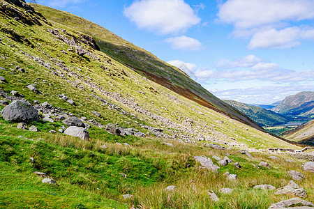 对英格兰湖区Ullswater的观点王国旅游公园农村英语世界遗产乡村风景石头国家图片