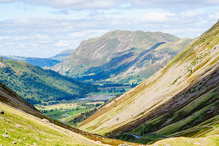 对英格兰湖区Ullswater的观点英语风景世界遗产国家丘陵乡村遗产公园世界石头图片