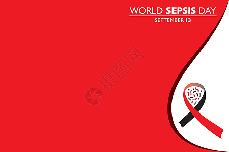 9月13日庆祝世界盛庆日治疗败血症横幅寄生虫监视器海报疾病邮政插图预防图片