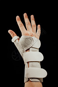 协助修复手腕和手手手矫形器 治疗卡巴隧道综合症情况愈合绷带病人成人理疗隧道康复手臂骨科图片