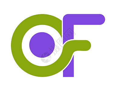 F和O由单行f链接的Styl化小写字母F和O图片