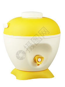 冷水器影棚摄影对象黄色饮用水背景图片