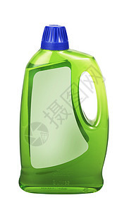 塑料洗涤剂瓶蓝色影棚卫生瓶子包装对象绿色摄影背景图片