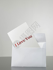 valentine 卡片灰色信封浪漫情人文字背景摄影问候影棚背景图片