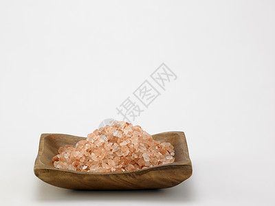 盐水平盐渍矿物岩盐粉盐晶体调料食品粉色摄影图片