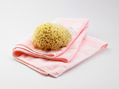 洗浴棉布海绵粉色黄色护理毛巾白色温泉美丽卫生图片