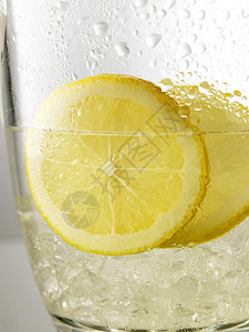 柠檬水矿物玻璃食物水果液体果汁柠檬口渴黄色图片