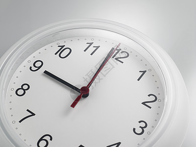 9点商业白色手表圆圈休息办公室工作数字点钟小时图片