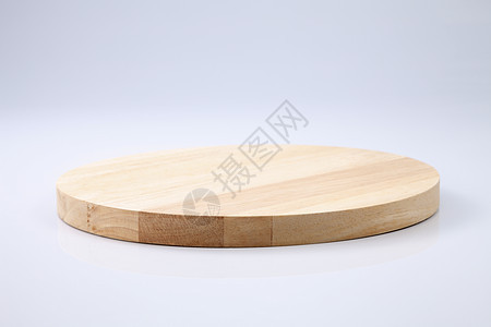 切入板工具桌子硬木白色用具厨房棕色烹饪手工圆形图片