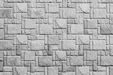 黑色和白色的墙纹 上面盖着装饰砖块水泥花岗岩接缝马赛克制品石头石墙陶瓷长方形建筑图片