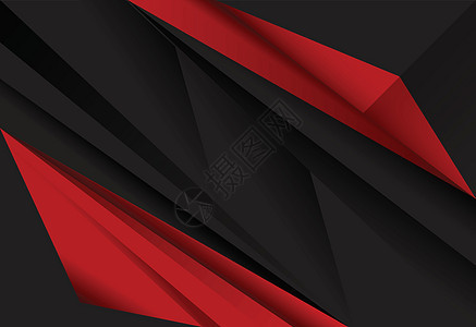 红和黑抽象层 黑色抽象层的几何背景海浪桌面网络波浪状坡度插图墙纸条纹材料阴影图片