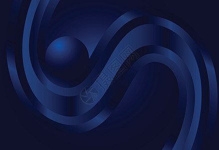 蓝色海军抽象曲线和大浪背景波浪状海浪材料坡度墙纸网络桌面宝蓝色条纹插图背景图片