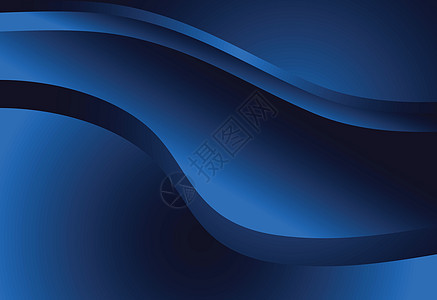 蓝梯度曲线背景材料设计重叠层的背景材料设计桌面海军条纹阴影波浪状坡度插图墙纸宝蓝色网络背景图片