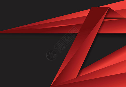 红和黑抽象层 黑色抽象层的几何背景材料坡度设计卡片红色阴影桌面插图条纹墙纸图片