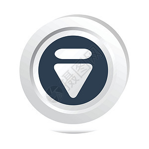 箭头符号按钮图标网站链接展示导航插图路标象形网页界面蓝色背景图片
