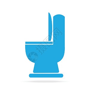 厕所图标符号矢量说明房子民众女士坐浴生活按钮插图卫生平底锅卫生纸图片