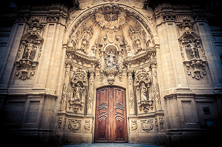 西班牙圣塞巴斯蒂安的圣玛丽·巴西利卡图片