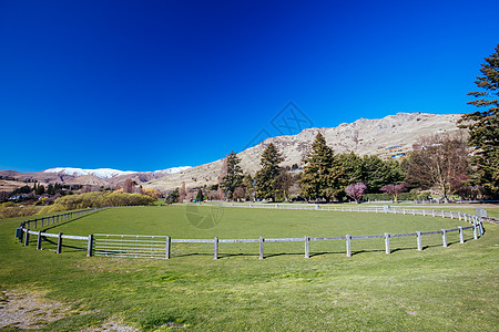 新西兰海耶斯湖地质学场景遗产展场地形远景峡谷森林娱乐旅行图片