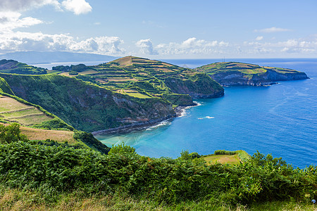 从Santa Iria的米拉杜罗浏览海洋全景海滩农村爬坡风景火山海岸旅游悬崖图片