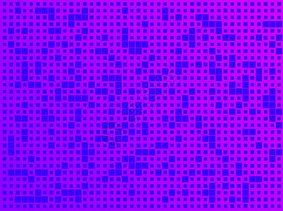 紫色背景 不同大小形状上的蓝色方形的无缝图示样本材料玻璃石头墙纸网络沥青坡度织物正方形图片