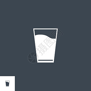 玻璃水相关矢量字形图标插图酒精健康黑色塑料饮料液体矿物食物果汁图片