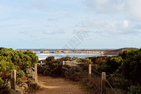 著名的澳大利亚烈士湾公园海岸海景游客悬崖海洋旅游状况海岸线岩石图片