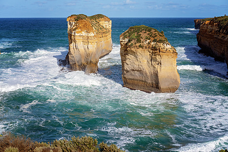 澳大利亚著名的岛屿大岛拱门路地标澳大利亚状况石灰石海角海岸线海岸吸引力旅行悬崖海洋天气图片