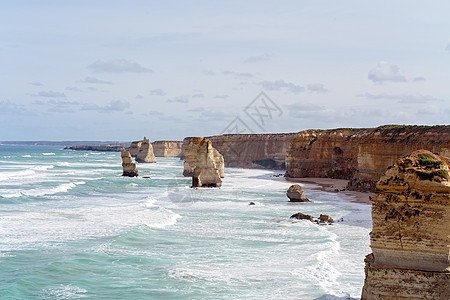 澳大利亚深知十二门徒大大洋路澳洲国家侵蚀海角吸引力海洋海岸石灰石天气悬崖访客背景图片