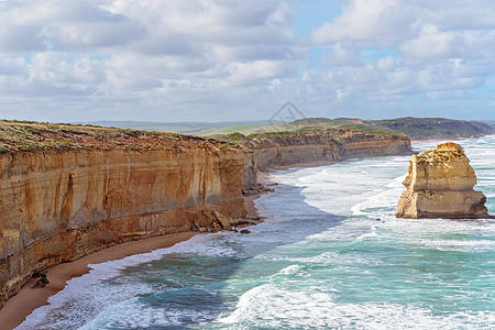 澳大利亚深知大大洋公路海岸线Australias well悬崖吸引力天气侵蚀状况旅游海角海洋国家旅行图片