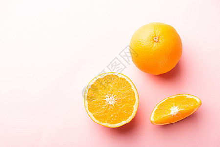 新鲜半橙子水果切片和全橘子农业作品宏观柠檬摄影蔬菜圆圈果汁工作室热带图片