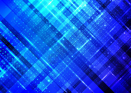 数字未来时代不同亮光闪耀的电光技术激光墙纸互联网圆圈数据蓝色横幅运动科学插图图片