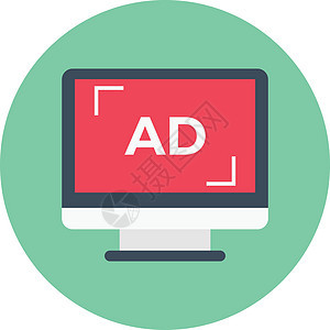 赞助营销视频网络广告牌商业屏幕活动电视服务技术背景图片