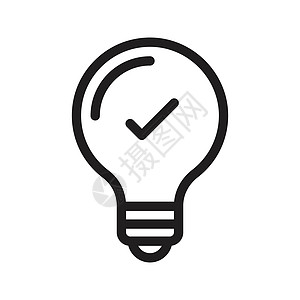 创造性发明解决方案黑色灯泡插图创新技术辉光背景图片