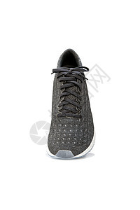 孤立的时装运动鞋鞋鞋训练蕾丝健身房帆布跑鞋工作室赛跑者橡皮活动跑步背景图片