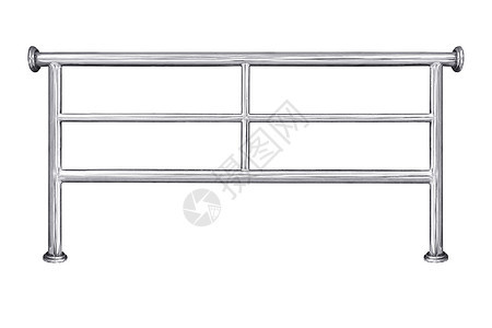 隔离的不锈钢铁栏杆阳台小路警卫人行道安全扶手白色合金剪裁楼梯图片
