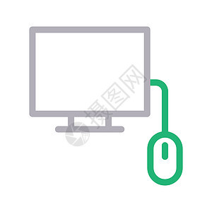 老鼠商业键盘互联网技术办公室屏幕监视器笔记本插图白色图片