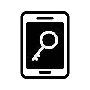 锁设计灰色安全电子通讯器密钥电话密码入口手机图片