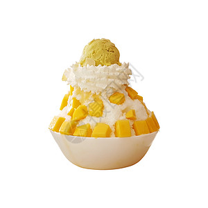 冰淇淋加成熟的芒果甜点巧克力饮食美食橙子生日杯子食物水果蛋糕图片