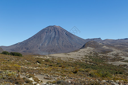 Ngaruruhoe山视图场地公园公吨远足国家厄运旅行顶峰岩石风景图片