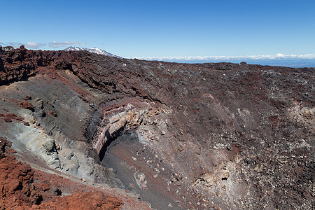 Ngaruruhoe山火山坑视图图片