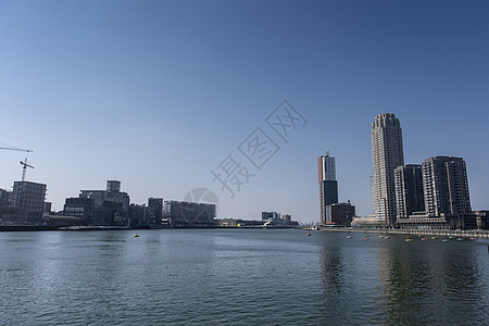 鹿特丹市风景 从河边查看景观运动商业历史性地标小时餐厅旅游市中心建筑图片