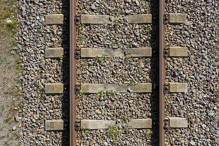 上面的列车音轨细节 特写乘客城市铁路车辆过境票价车站运输小路金属图片